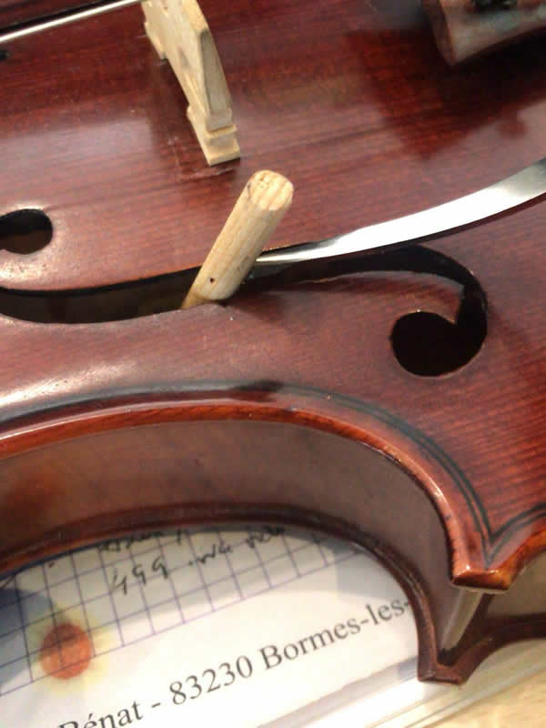 Reparación de violines